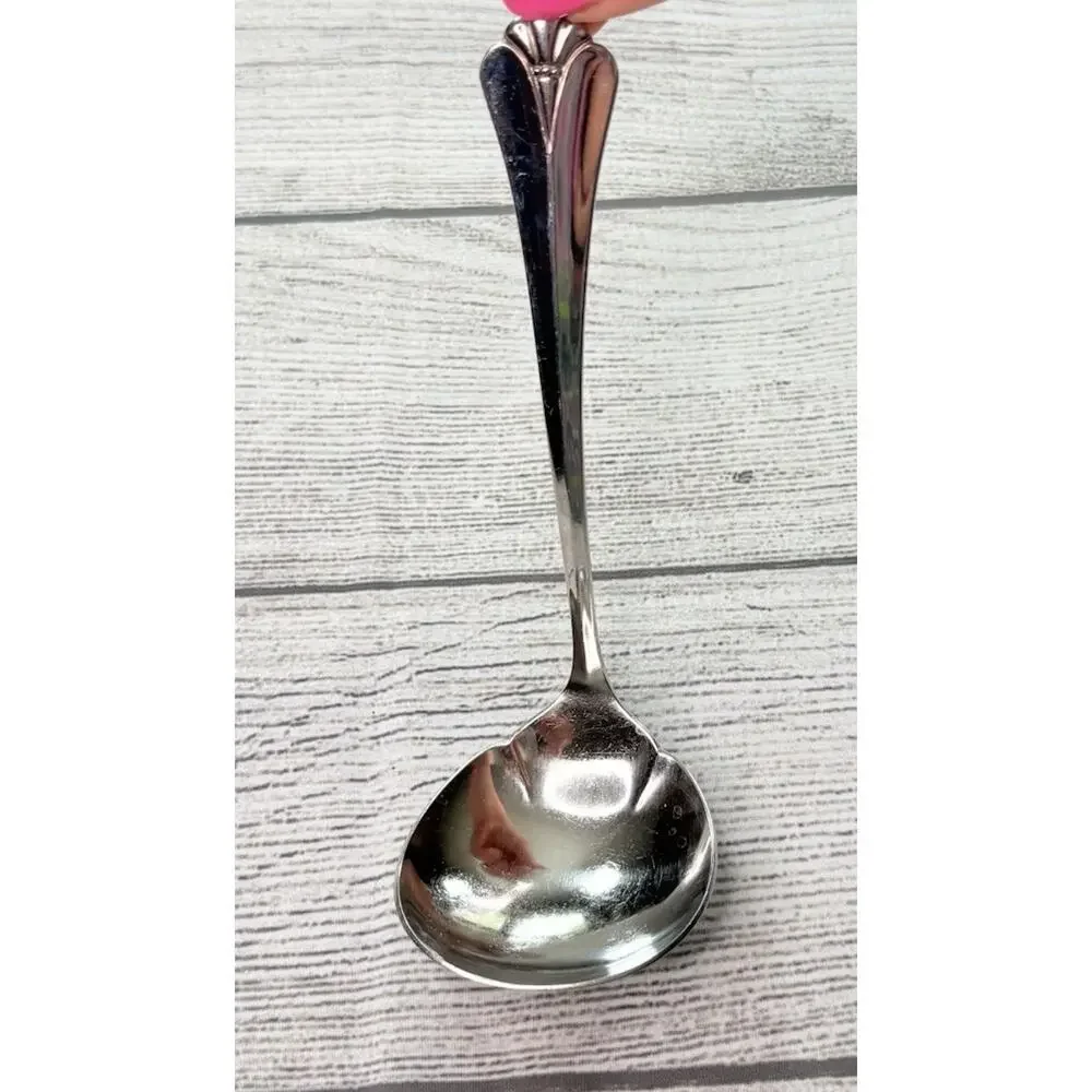 Oneida Community ROYAL FLUTE Stainless Gravy Sauce Ladle